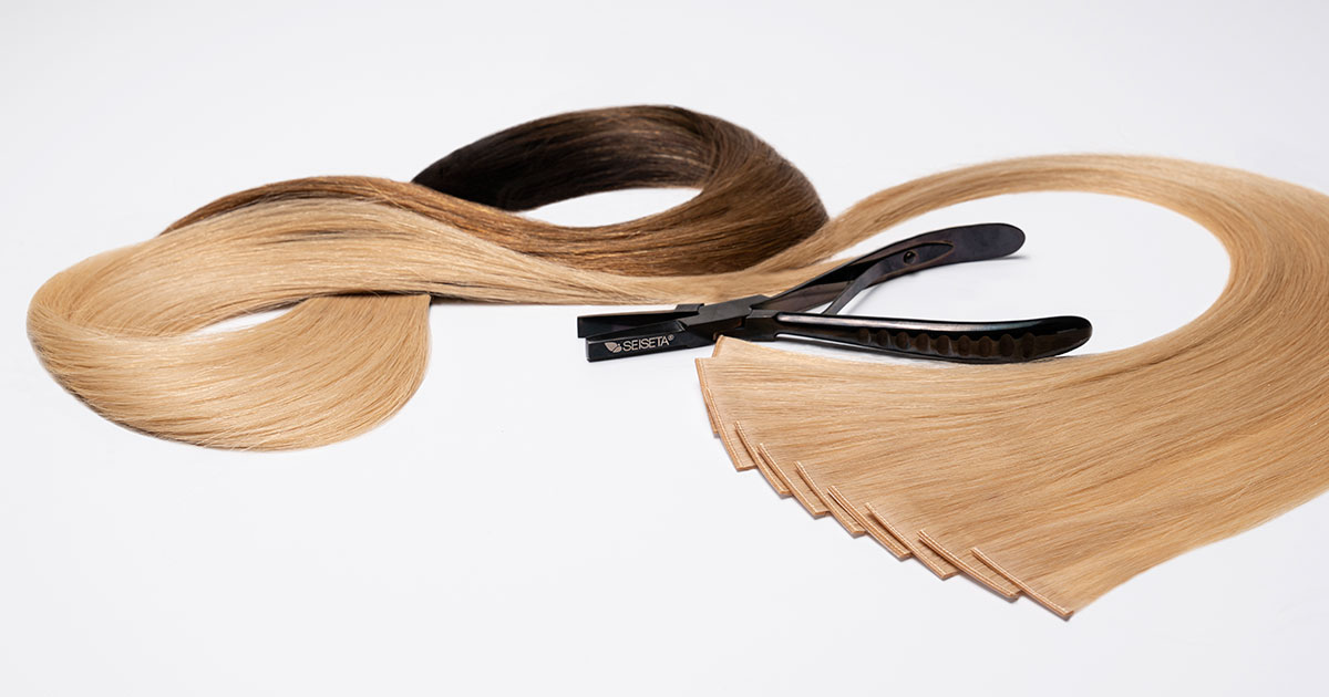 invisible tape hair extensions or skin weft